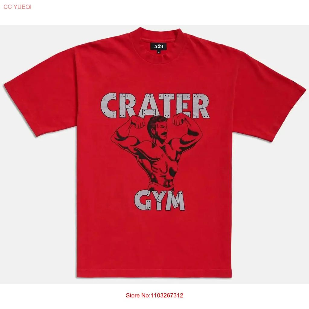 Love Lies Bleeding Red Crater Gym Staff T Shirt A24 Movie Size Small Vintage Unisex Streetwear Top For Everyday Wear