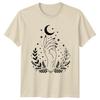Lunar Celestial Hand Botanical Art Unisexs TShirt Witchy Boho Celestial Birthday