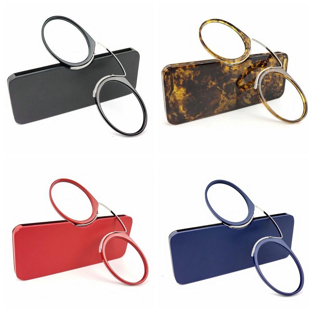 

Без рук Пресбиопия Очки Защита глаз Очки для чтения Мини-очки Коробка Мужчины Женщины