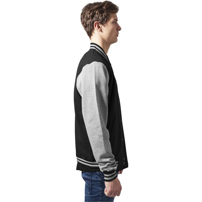 Urban Classic 2-tone College Sweat Jacket