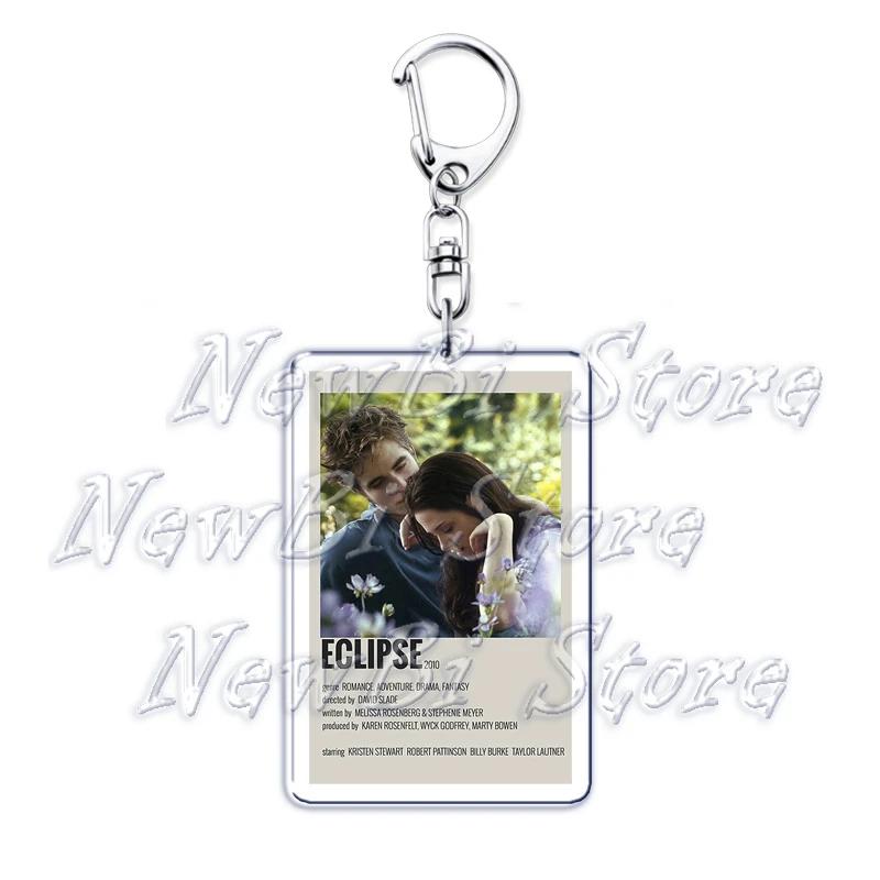 The Vampire Diaries Twilight Keychain for Accessories Damon Stefan Salvatore Elena Bella Swan Edward Cullen Key Chain Keyring