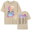 Cantante P NK Rosa Tour Carnevale Estivo 2024 Maglietta Concerto Abbigliamento Donna Moda Retro Punk Hip Hop T-shirt Uomo Streetwear