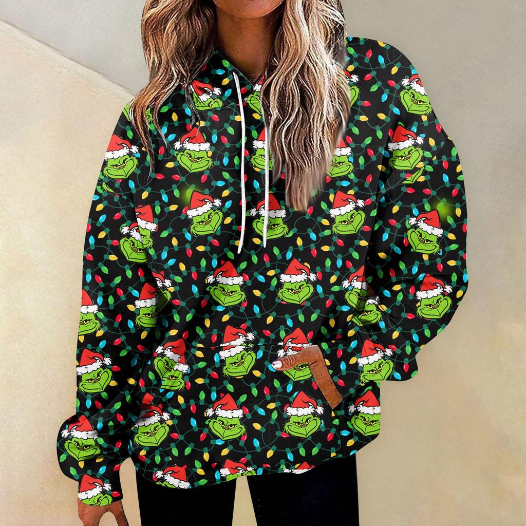 Women's Fashion Daily Versatile Casual Crewneck Sweatshirts Graphic Daily Long Sleeve Gradient Patchwork Printed Top Sweatshirts