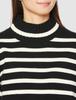 Border Solid Back Slit Knit BVM32210 Black Size S [BIS] & [Sustainable] Women's (02)