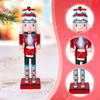 Christmas Decoration Standing on A Base Nostalgic Doll for Desk Centerpiece