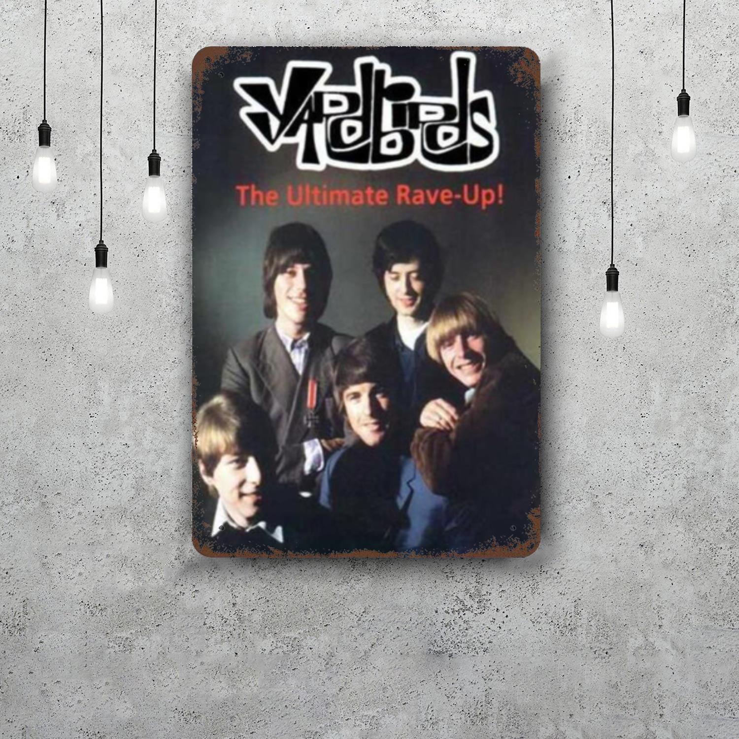 

The Yardbirds Band Metal Signs wall decor Vintage Tin Signs Captain Metal Poster Decor for Bar Pub Club Wall Decoration 20x30cm（7.8x11.8inch）