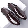 Italiaanse Vintage Toplaag Casual Leren Slip-on Loafers Mode Buiten Lopen Rijden Designer Schoenen Minimalistische Platte Schoenen voor Mannen