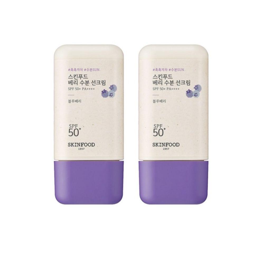 Skinfood Berry Hydrating Sunscreen SPF50+ PA++++ 50ml × 2 pieces