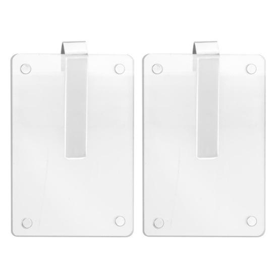 Car Visor Photo Frame Clear Acrylic Photo Holder Clip-on Car Interior Picture Frame Fits Most Visors for Kids Family Photos Couple Keepsake