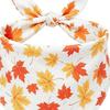 huaqianguhh 1 Set Autumn Porch Goose Outfit, Straw Hat And Maple Leaf Scarf, Fall Season Costume for 23 Inch Statue Outdoor Yard Lawn Garden Decor