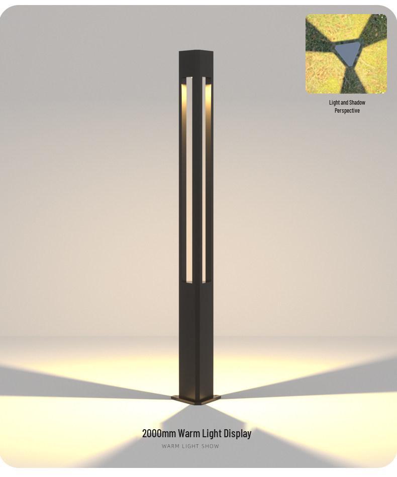 Modern Minimalist Outdoor LED Garden Lamp - Waterproof Landscape Light for Streets, Villas, and Public Areas
