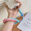 Weave Mobile Phone Lanyard Hanging Decoration Can Be Carried Twist Rope Anti-loss Pendant Fashion Strong Wrist Short Straps Band