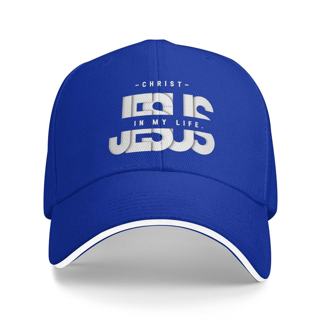 Jesus Saves  Baseball Cap  Outdoor Sport Sunscreen Trucker Hat Couple Women Stylish Design Baseball Caps