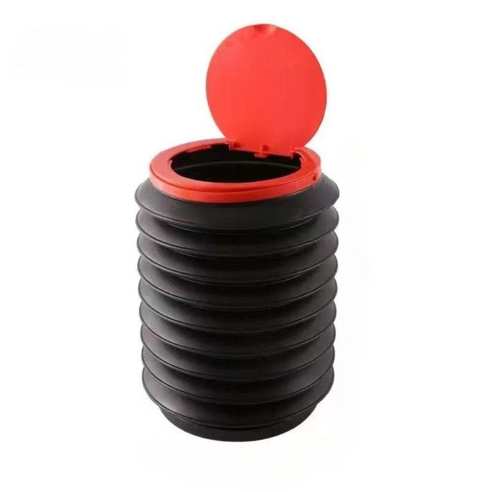 1PC Car Carrying Folding 4L Car Wash Trash Can, Portable Fishing Bucket, Umbrella Travel Retractable Storage Bucket, Outdoor Portable Trash Can