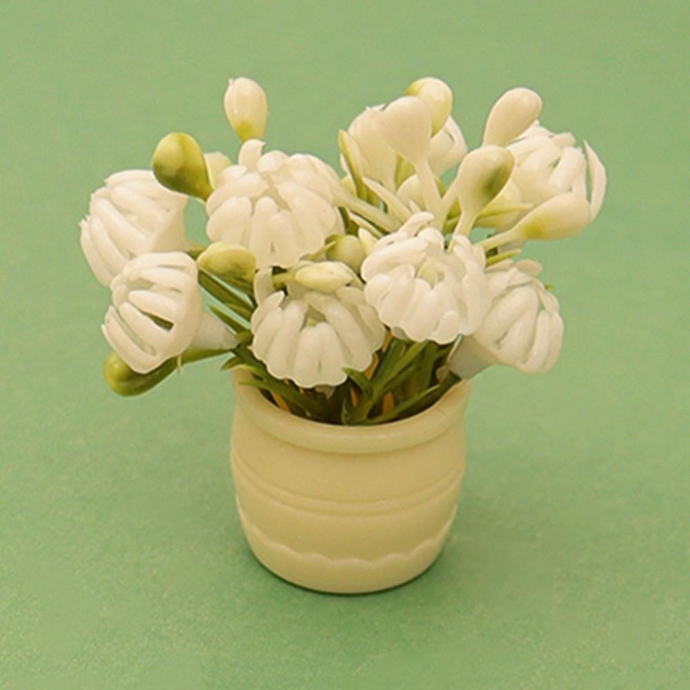 3pcs Plastic Dollhouse Miniature Simulation Vase  Doll House Accessories