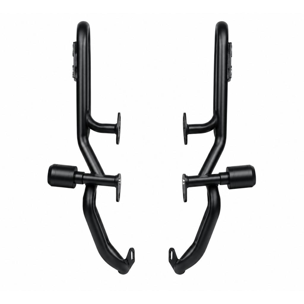 Fit For KTM 390 "ENDURO R (2025 Model) Defender Black Crash Guard With Sliders"