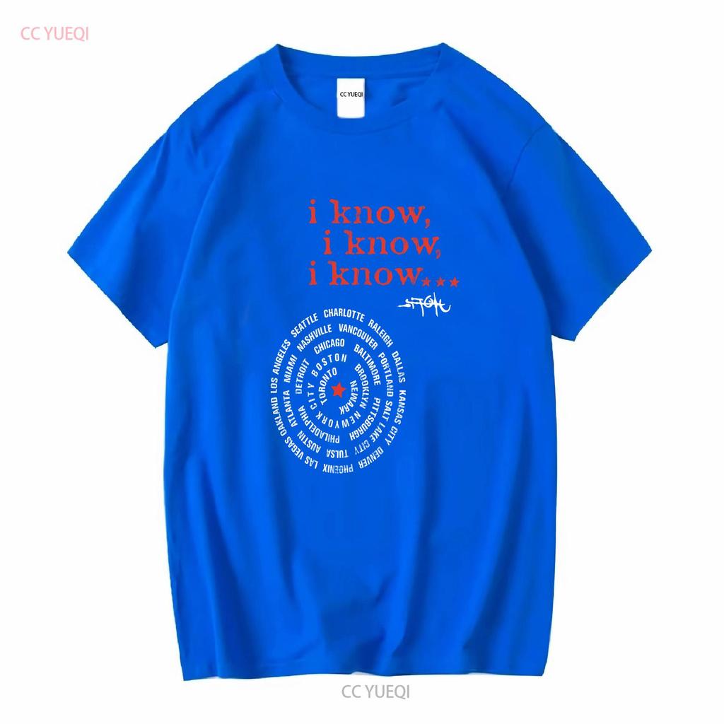 Travis Utopia Circus Merch Maximus Tour I KNOW Tričko Těžká Bavlna Jack dlouhý nebo krátký rukáv vintage Vypraný streetwear