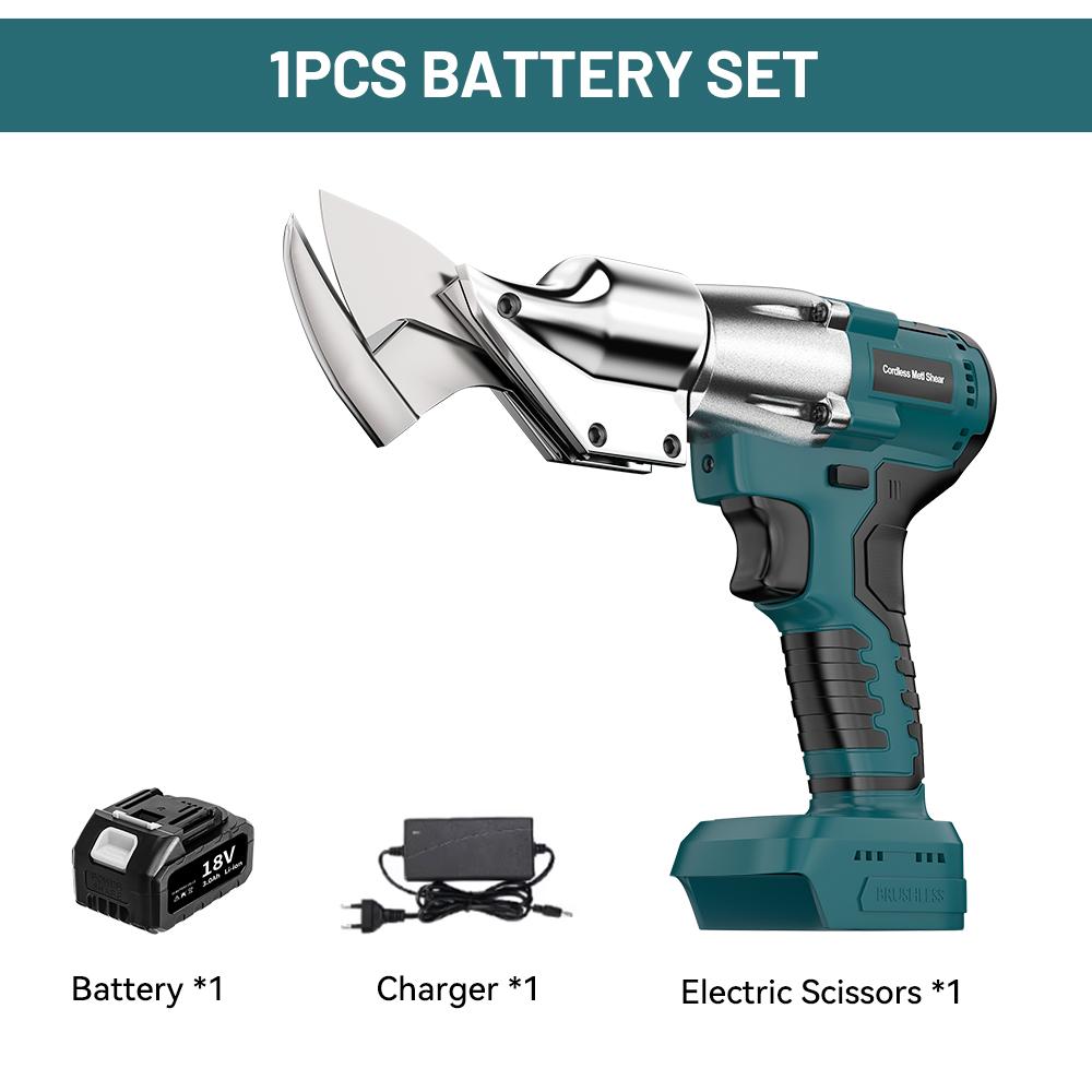 3MM Electric Scissors Metal Cutting Tools Cordless Iron Sheet Shears Carbon Steel Cutter Power Tools For Makita 18V Battery