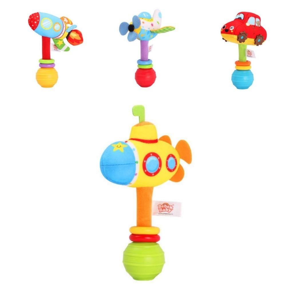 Cute Plush Rattle Bell Baby Toy For 0-3 Year Old Babies