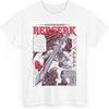 T-shirt Berserk Manga Homme, T-shirt Logo Anime Japonais Berserk Unisexe Col Rond Manches Courtes