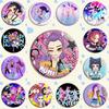 Kpop Demon Hunters Badge Pin With Printed For Fan Collectors And Gifting