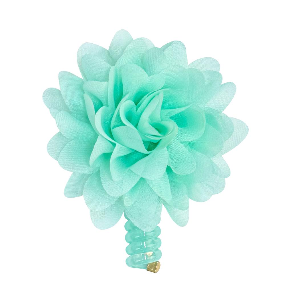 Women Chiffon Flower Elastic Hair Rope Bands Cute Girls Telephone Wire Line Elasticity Hair Ties For Kids Girls Hair Accessories