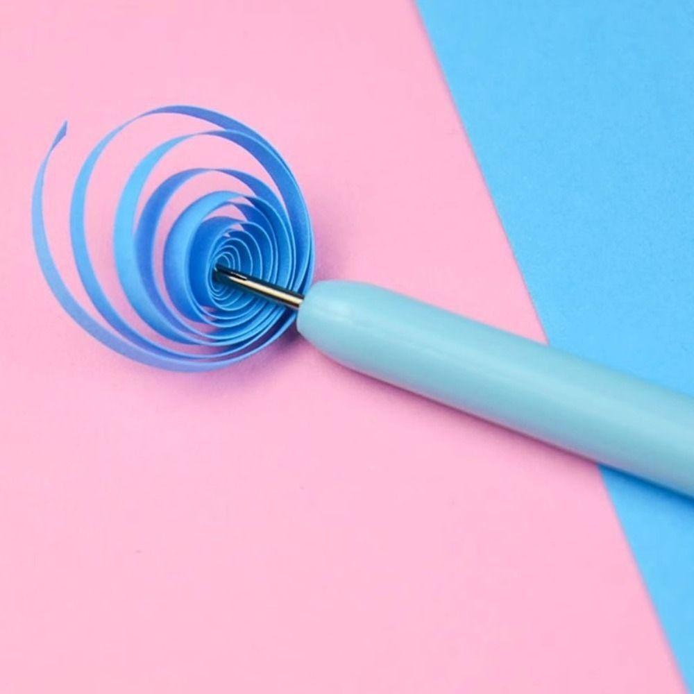 12PCS Quilling Slotted Pen Paper Quilling Tools Paper Curling Multi Size Quilling Needle Kit Paper Craft Paper Quilling Pen