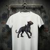 Tactical Panther Streetwear Tee | Cyberpunk Animal Graphic Shirt | Urban Techwear Top | Edgy Black Cat Apparel | Modern Underground Tee