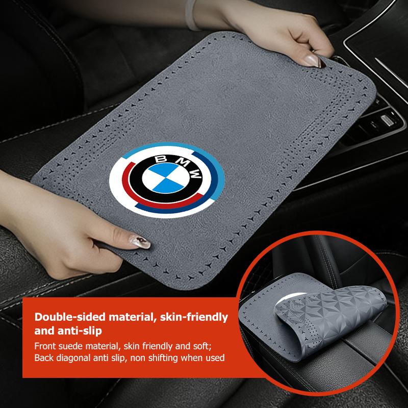Car Seat Center Console Arm Rest Mat Leather Armrest Pad For BMW X3 X5 M5 M3 E46 E90 E60 F10 E39 F30 E36 G30 E87 E70 FF46