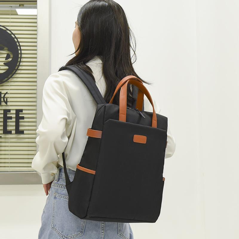 Computer Bag for Women with Shoulders and Women's Multi-pocket Travel Simple Large Capacity Backpack Student School Bag