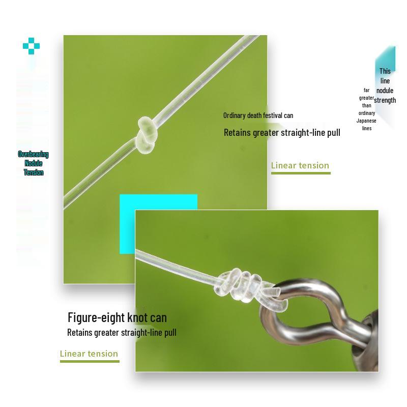 Série Higashino-hara Japonaise Authentique: Ligne de Pêche Haut de Gamme Carbone Fluorocarbone - Super Souple, Haute Résistance à la Traction