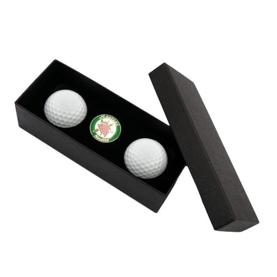 3 ks/sada Personalizovaná dárková sada golfových míčků s páskem na ruku Kompaktní přenosná kompletní sada dárkového balení golfových míčků