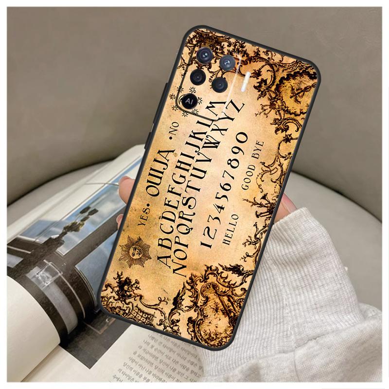 OUIJA BOARD Case For OPPO A96 A76 A16 A54 A74 A94 A98 A78 A5 A9 A15 A17 A77 A52 A72 A53S A57S A79 Cover