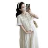 2026 Summer Bohemian Ethnic Maternity Dress with Beautiful Wide Hem Skirt