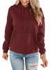 2024 Women's Casual Loose Hooded Sweatshirt - Autumn/Winter Style