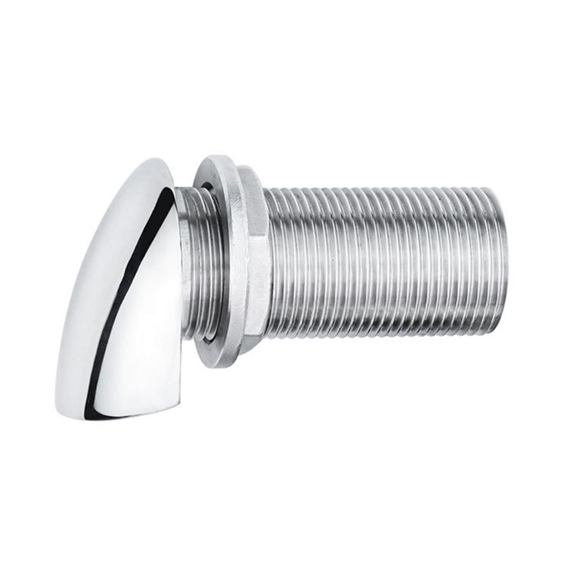 Universal Air Hole 316 Stainless Steel Shell Vent Oil Tank Ventilation Exhaust Valve 1/2" For Yacht RV Boat