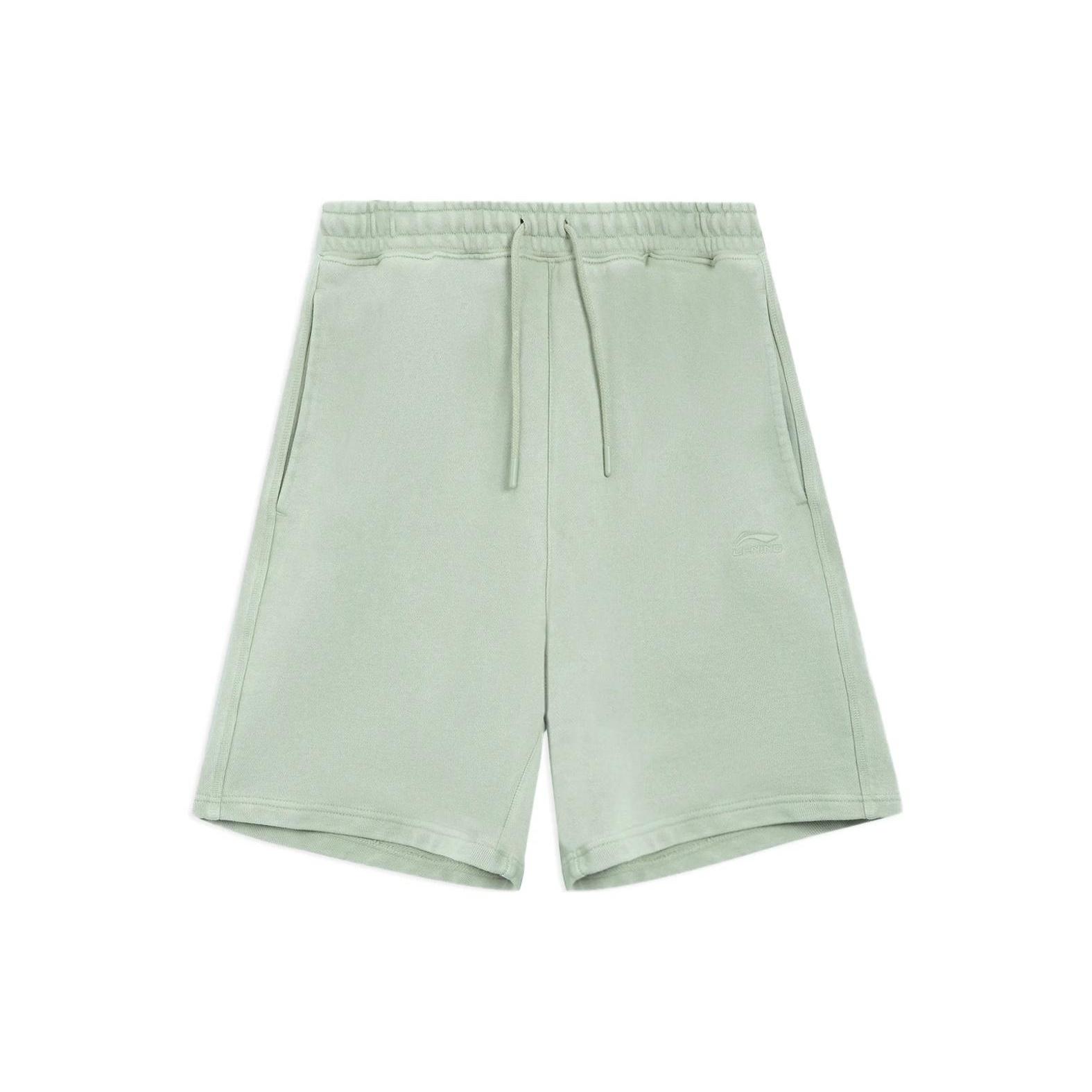 Li-Ning Embroidered Shorts Light Green Men s AKSS315-5 XXL