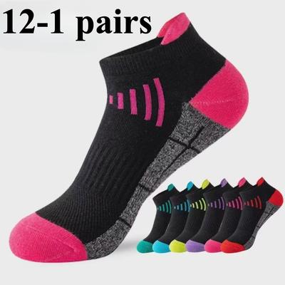 Sportliche Socken für Herren und Damen, Lauf-Basketball-Socken, Baumwoll-Schweißabsorbierende und Atmungsaktive Socken für Alle Jahreszeiten
