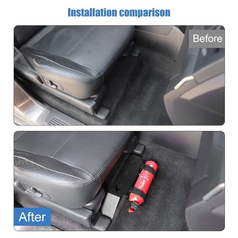Car Front Seat Fire Extinguisher Bracket Rack Support For Mitsubishi PAJERO 2007-2021 Interior Accessories,Right Side