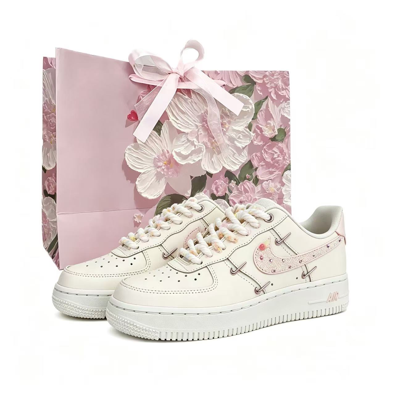 

Nike Air Force 1 Rose Gold Four Hooks, Shopping Bag Slip Resistant Abrasion Resistant Low top Skateboard Shoes Women s FV8110-181(Team935-BOX) 36