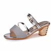 Summer New Wild Fashion Thick Heels High Heels Open Toe Sandals Women Sandals Wedge Heels Non-slip Fashion Women