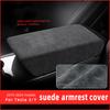 For tesla model 3 highland 2024 model y accessories 2020 2021 2022 2023 Central Control Armrest Box Leather Protective Cover ABS