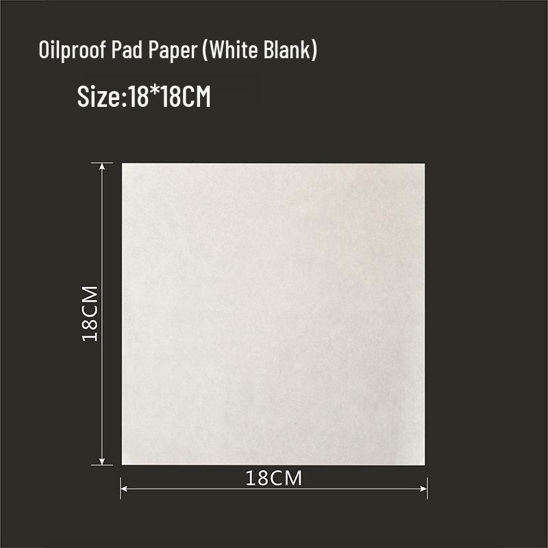 Thickened Oil-Proof Baking & Frying Paper for Oil Absorption and Food Wrapping