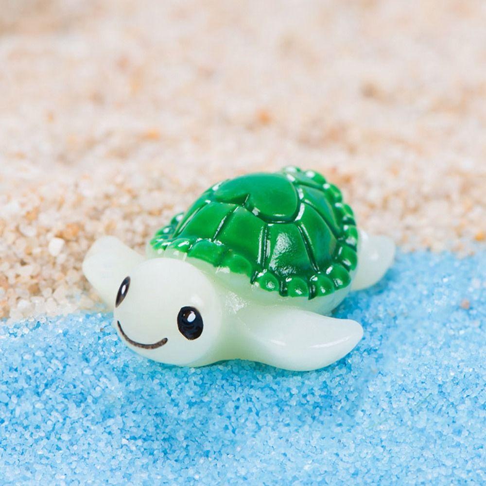 DIY Cartoon Fish Statue Resin Mini Sealife Models Gift Miniature Marine Animal Figurines
