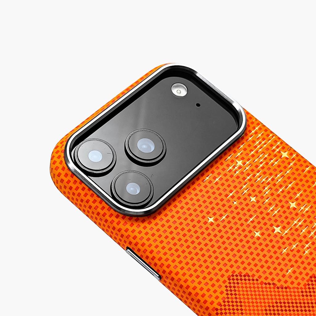Applicable to Apple 11ProMax mobile phone case metal lens all-inclusive weaving iPhone11 Kevlar artistic conception weaving