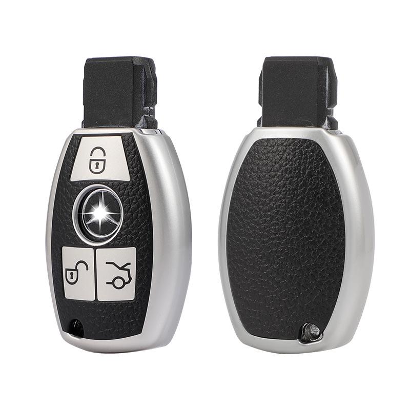 Mercedes-Benz Key Cover for E300L, C260L, GLE350, A200L, GLB220, GLC300L - Men's Car Key Protection