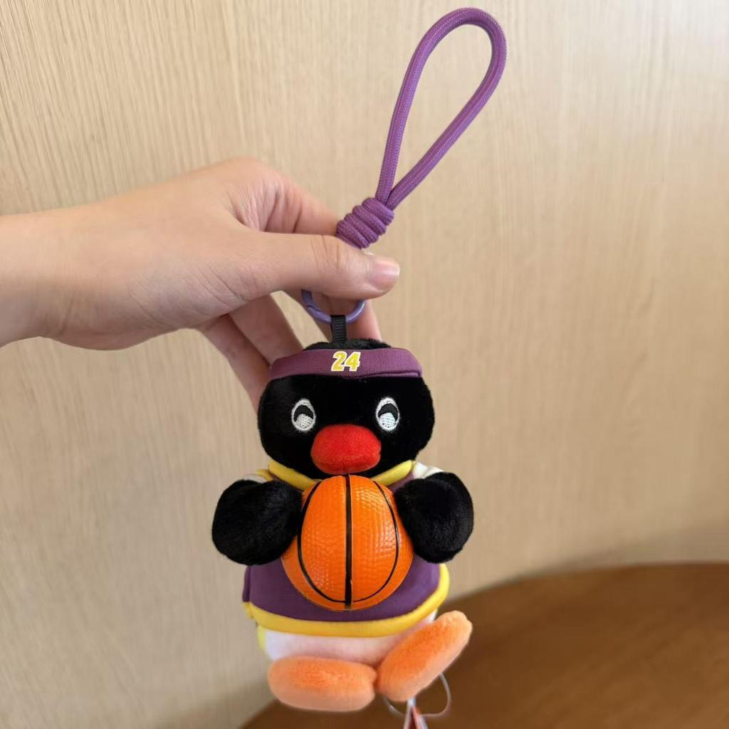 Genuine Penguin Family Bag Charm - Autumn/Winter Series Plush Toy Keychain