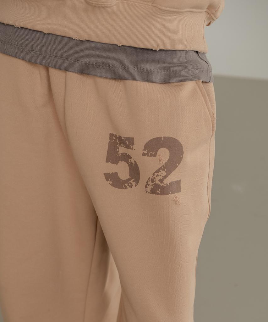SSIN AND LEE (Unisex) Rusty Cotton Sweatpants Beige