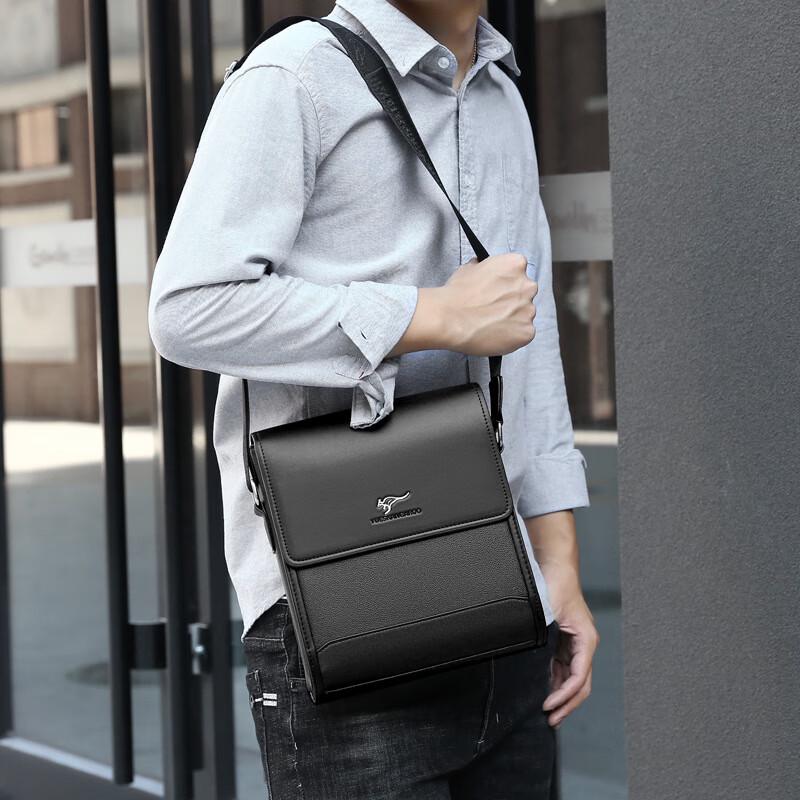 YUESKANGAROO Men s Business Crossbody Bag