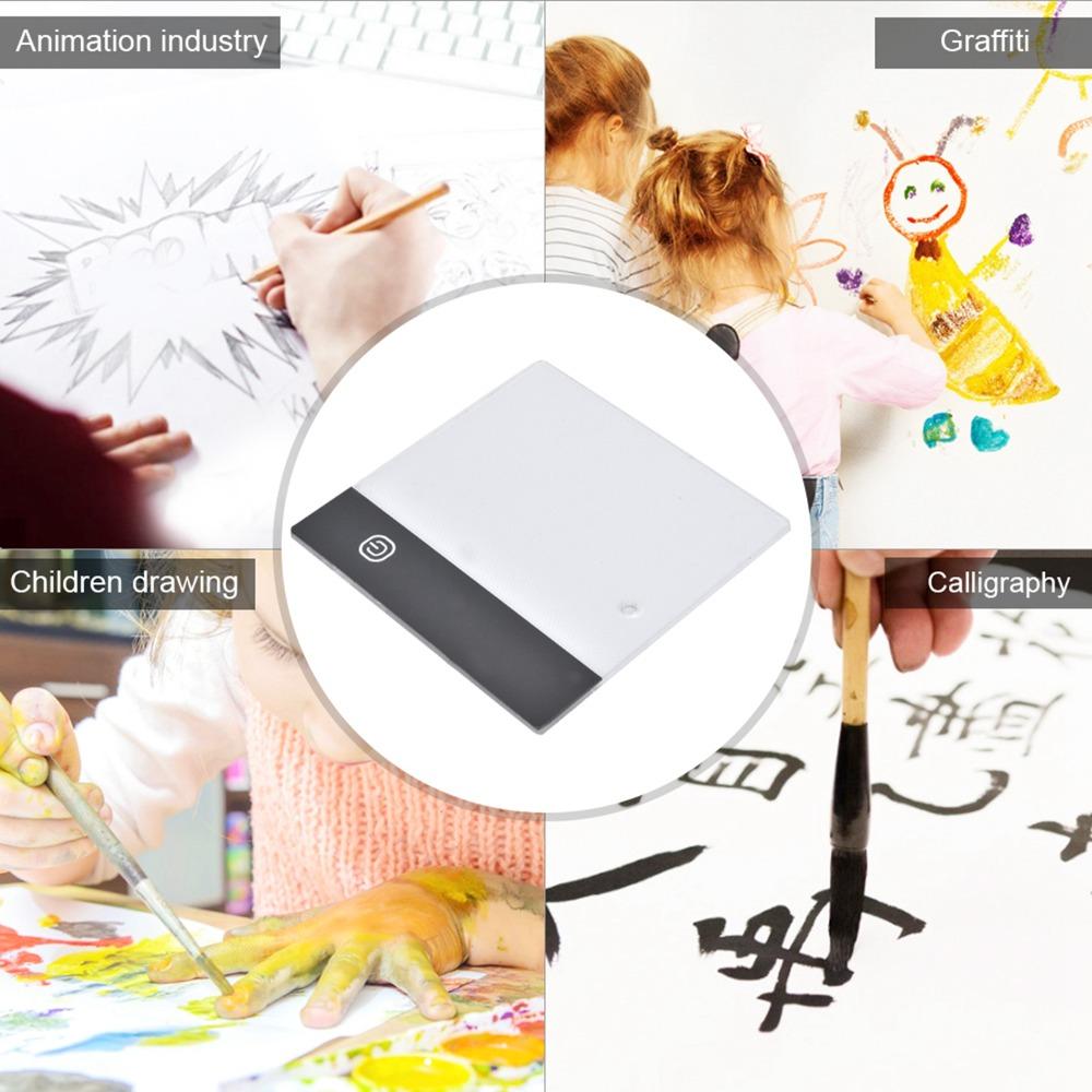 A6 LED Flip Book Kit Ultra-Thin Flip Book Set Hand Drawing LED Board Animation Frame Drawing